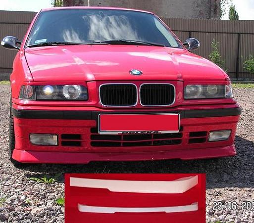 BMW E 36:PREDNÝ SPOJLER POD NÁRAZNÍK LOOK M3 - Kliknutím na obrázok zatvorte -