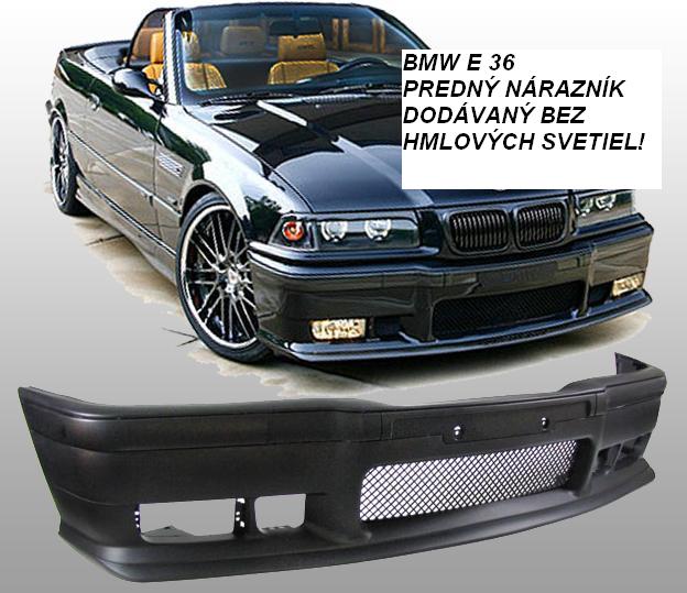 BMW E 36:PREDNÝ NÁRAZNÍK M-LOOK PLASTOVÝ VZ-1 - Kliknutím na obrázok zatvorte -