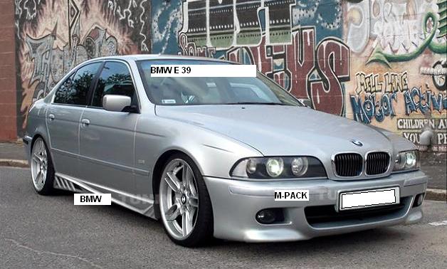 BMW E 39:PREDNÝ NÁRAZNÍK VZOR M-PACKET - Kliknutím na obrázok zatvorte -