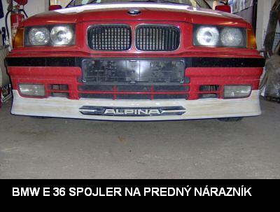 BMW E 36: Spojler na predný nárazník-ALPINA /Akcia/ - Kliknutím na obrázok zatvorte -