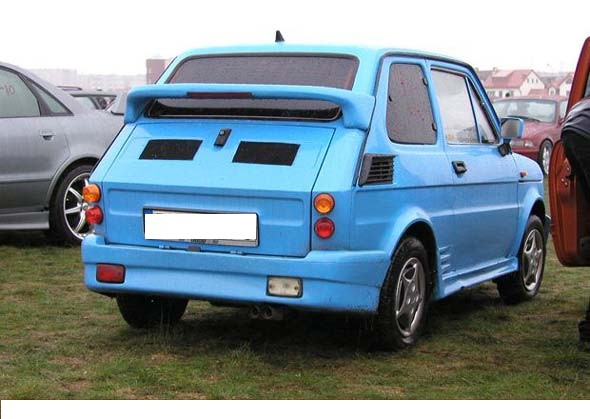 FIAT 126P /maluch/:ZADNÝ NÁRAZNÍK MODEL-2 - Kliknutím na obrázok zatvorte -