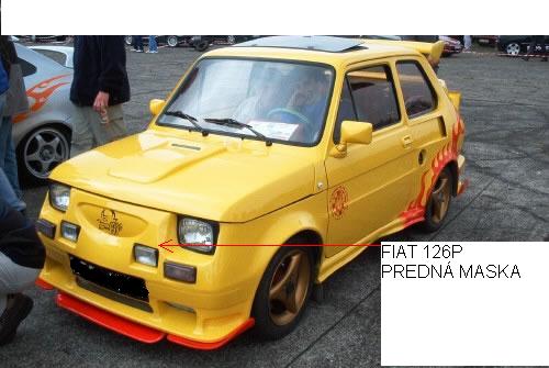 FIAT 126P:PREDNÁ MASKA - Kliknutím na obrázok zatvorte -