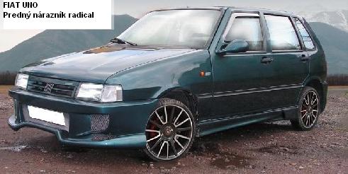 FIAT UNO:Predný nárazník RADICAL /Skladom/ - Kliknutím na obrázok zatvorte -