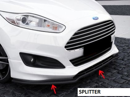 FORD FIESTA 3-5 Dv.OD:2013:SPLITTER POD PODNÁRAZNÍK - Kliknutím na obrázok zatvorte -