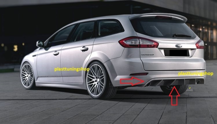 FORD MONDEO MK4:Facelift:Combi:Difúzor zadného nárazníka S-LINE - Kliknutím na obrázok zatvorte -