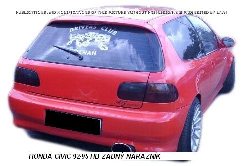 HONDA CIVIC HB 92-95:ZADNÝ NÁRAZNÍK CL /AKCIA/ - Kliknutím na obrázok zatvorte -