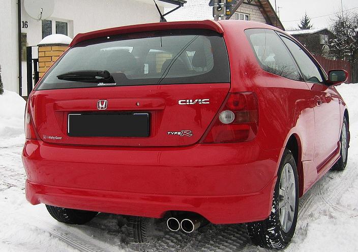 HONDA CIVIC 2001-2005:Spojler pod zadný nárazník R - Kliknutím na obrázok zatvorte -