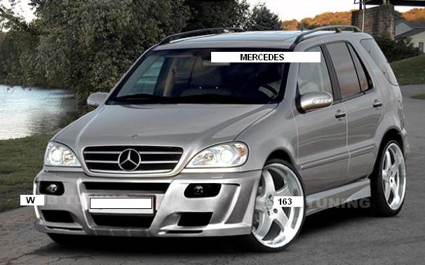 MERCEDES W 163:PREDNÝ NÁRAZNÍK BM-7 - Kliknutím na obrázok zatvorte -