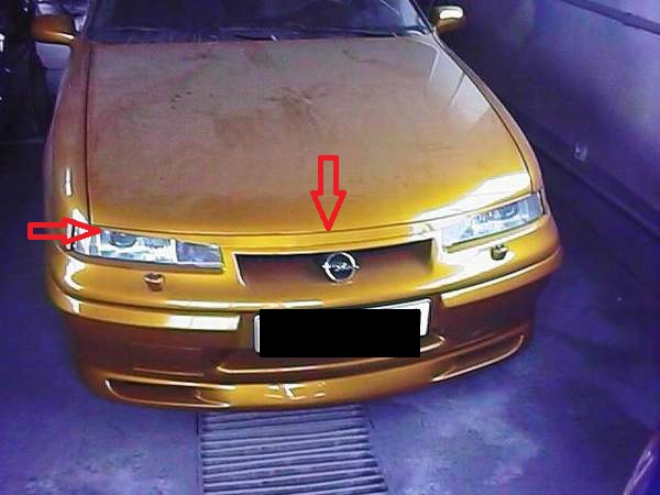 OPEL CALIBRA:Zamračenie prednej kapoty Badlock - Kliknutím na obrázok zatvorte -