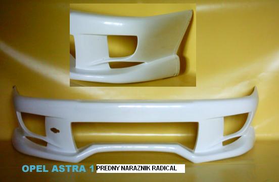 OPEL ASTRA F :PREDNÝ NÁRAZNÍK:RADICAL - Kliknutím na obrázok zatvorte -