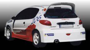 PEUGEOT 206:SPOJLER NA ZADNÚ KAPOTU WRC-Look - Kliknutím na obrázok zatvorte -