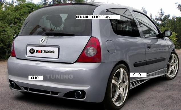 RENAULT CLIO:2001-2005:ZADNÝ NARAZNÍK RCB-2 - Kliknutím na obrázok zatvorte -