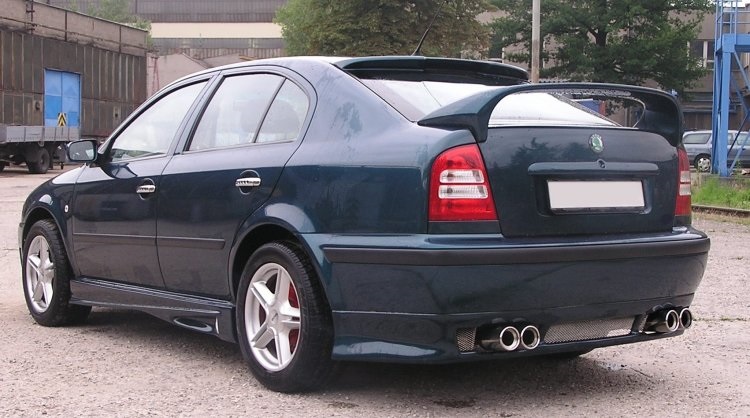 ŠKODA OCTAVIA 1:2000-2004:Spojler na zadný nárazník MODEL-2 ST - Kliknutím na obrázok zatvorte -