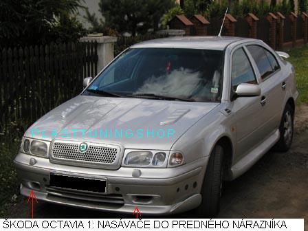 ŠKODA OCTAVIA 1 1996-2000:NASÁVAČE DO PREDNÉHO NÁRAZNÍKA - Kliknutím na obrázok zatvorte -