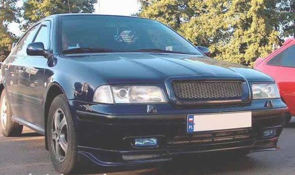 ŠKODA OCTAVIA 1 1996-2000:Spojler na predný nárazník SK-3 - Kliknutím na obrázok zatvorte -