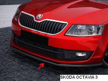 ŠKODA OCTAVIA 3 Sedan/Combi:Spojler na predný nárazník MX-1 - Kliknutím na obrázok zatvorte -
