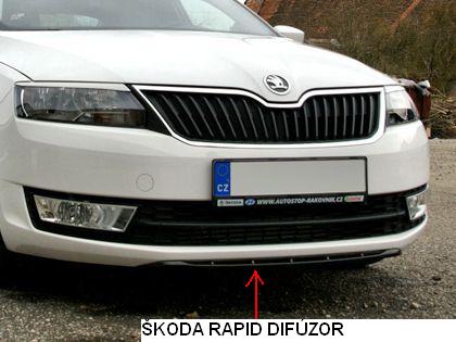 ŠKODA RAPID:Difúzor predného nárazníka C-1 - Kliknutím na obrázok zatvorte -