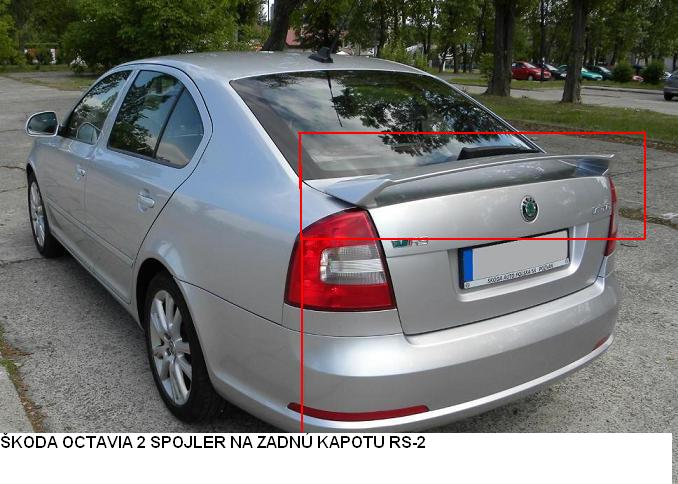 ŠKODA OCTAVIA 2:Spojler RS Odľahčený RF-1 - Kliknutím na obrázok zatvorte -