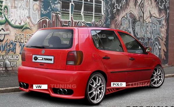 VW POLO 6N HB:ZADNÝ NÁRAZNÍK:BM-17 - Kliknutím na obrázok zatvorte -