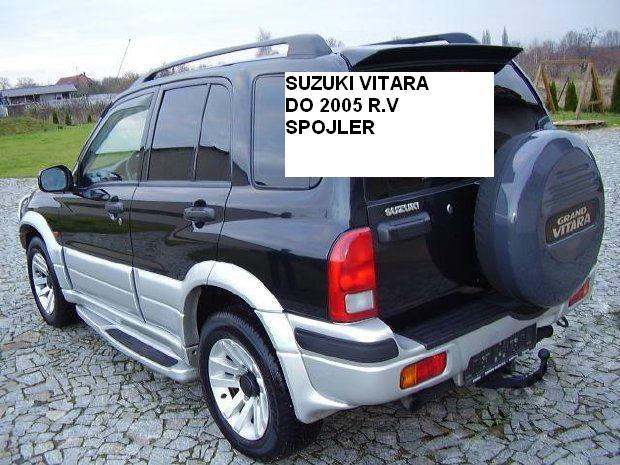 SUZUKI VITARA DO 2005 R.V:Spojler-strieška na zadnú kapotu SV-1 - Kliknutím na obrázok zatvorte -