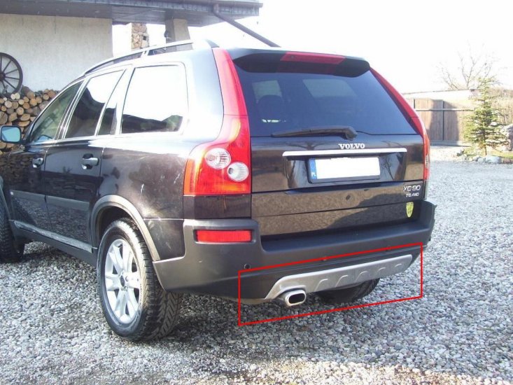 VOLVO XC 90 2002-2005:DIFÚZOR ZADNÉHO NÁRAZNÍKA - Kliknutím na obrázok zatvorte -