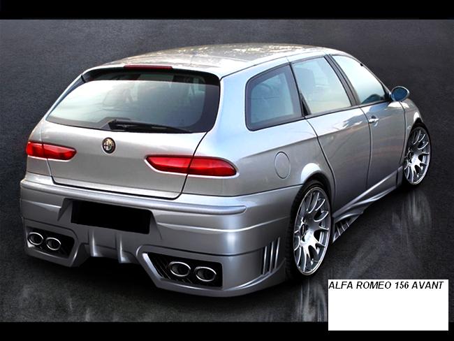 ALFA ROMEO 156 AVANT:Zadný nárazník F-60 LOOK - Kliknutím na obrázok zatvorte -