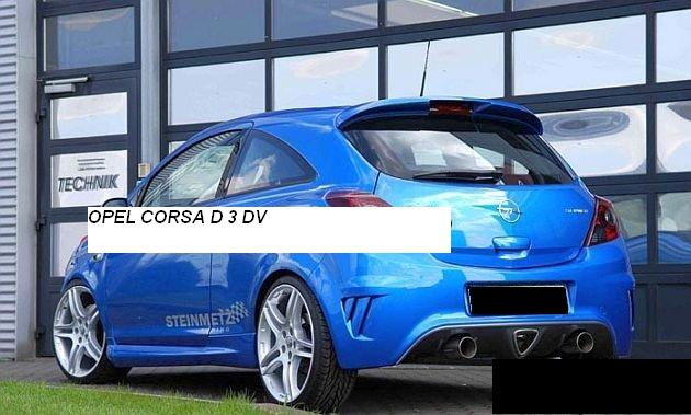 OPEL CORSA D:3-DVEROVÁ:SPOJLER NA ZADNÚ KAPOTU CTS - Kliknutím na obrázok zatvorte -