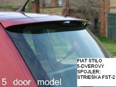 FIAT STILO:5-DVEROVÝ:SPOJLER /STRIEŠKA FST-2 - Kliknutím na obrázok zatvorte -