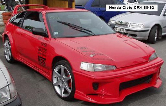 HONDA CRX ED 9 88-92:Predný nárazník RADICAL-2 - Kliknutím na obrázok zatvorte -