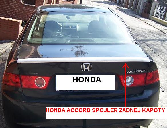 HONDA ACCORD:2003-2008:Sedan:Spojler na zadnú kapotu TYP-R-2 - Kliknutím na obrázok zatvorte -