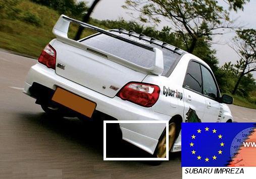 SUBARU IMPREZA 2003-2007:ROZŠÍRENIE BOKOV ZADNÉHO NÁRAZNÍKA - Kliknutím na obrázok zatvorte -