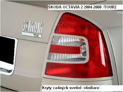 ŠKODA OCTAVIA 2 OCTAVIA 3:Kryty zadných svetiel /Okuliare/ Pár - Kliknutím na obrázok zatvorte -