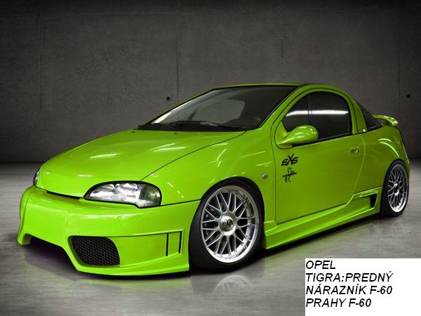 4-DIELNY BODYKIT F-60 LOOK:PRE OPEL TIGRA - Kliknutím na obrázok zatvorte -