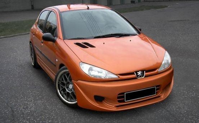 PEUGEOT 206:PREDNÝ NÁRAZNÍK SPEED-1 - Kliknutím na obrázok zatvorte -