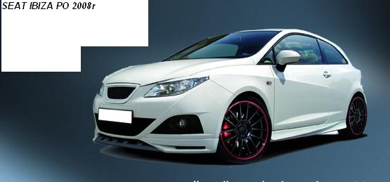 SEAT IBIZA PO 2008r:Spojler na predný nárazník CBE - Kliknutím na obrázok zatvorte -