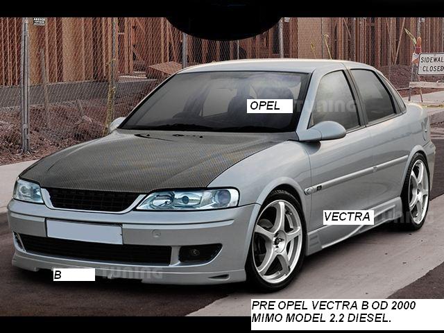 OPEL VECTRA B:OD R.V:2000:SPOJLER NA PREDNÝ NÁRAZNÍK B-001 - Kliknutím na obrázok zatvorte -