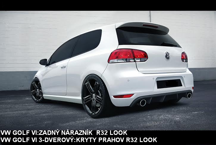 VW GOLF 6:3-Dverový KRYTY PRAHOV R-32 LOOK - Kliknutím na obrázok zatvorte -