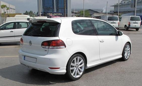 VW GOLF 6:Spojler na zadný nárazník GT LOOK /BEZ OTVORU/ - Kliknutím na obrázok zatvorte -